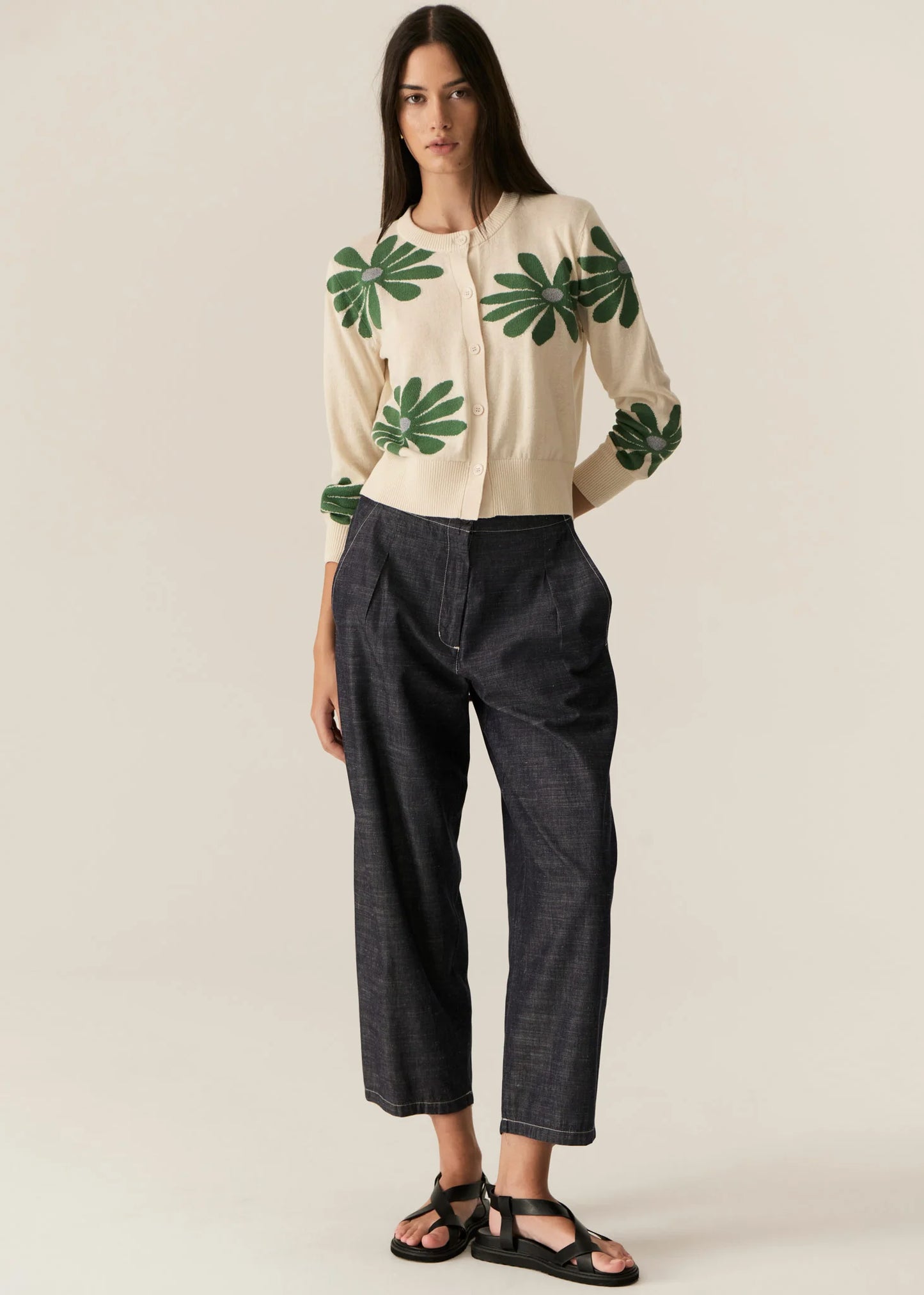 POL Lask Daisy Cardigan - the tartan fox