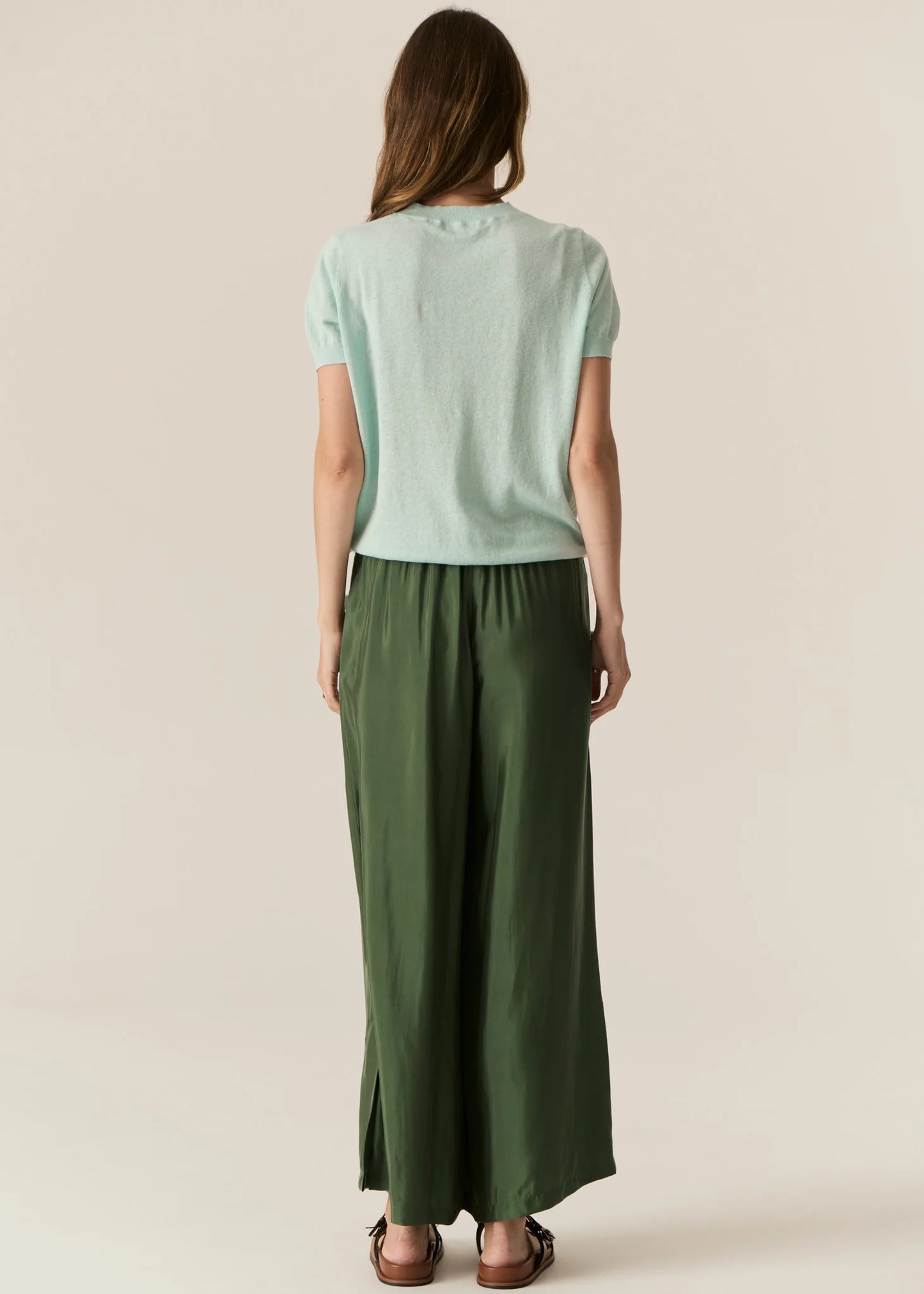 POL Pax Pocket Tee in Mist - the tartan fox