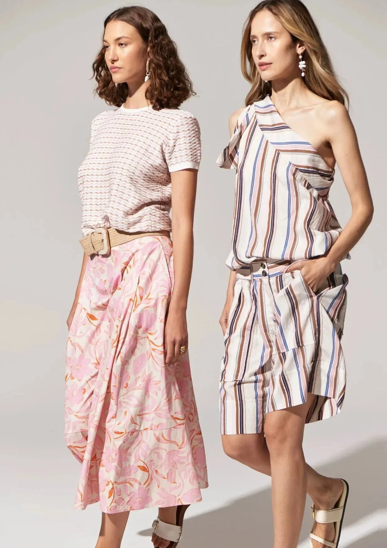 POL Ziggy Knit Tee in Pink Multi - the tartan fox