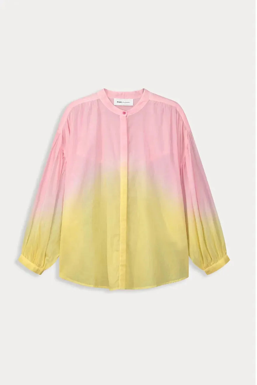 POM Amsterdam Blouse in Faded Blooming Pink - the tartan fox
