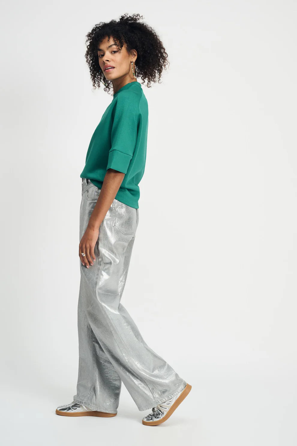 POM Nina Top in Meadow - the tartan fox
