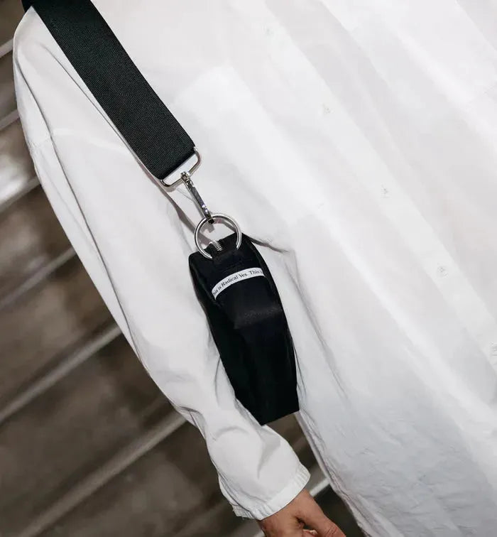 Radical Yes North Star Nylon Mini Clutch in Black - the tartan fox