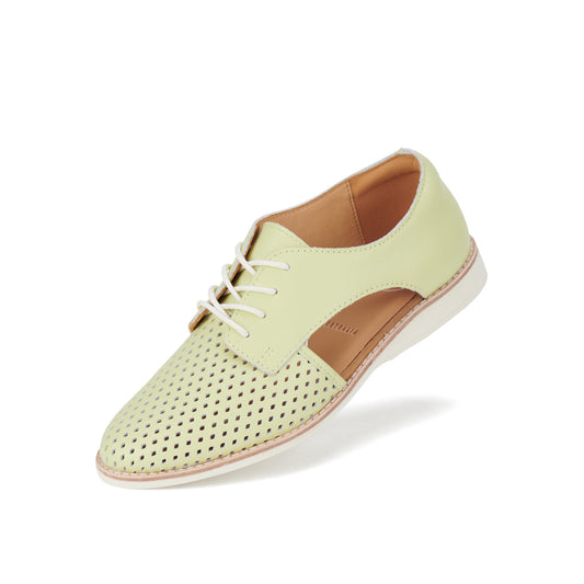 Rollie Derby Sidecut Punch in Lime Sorbet - the tartan fox