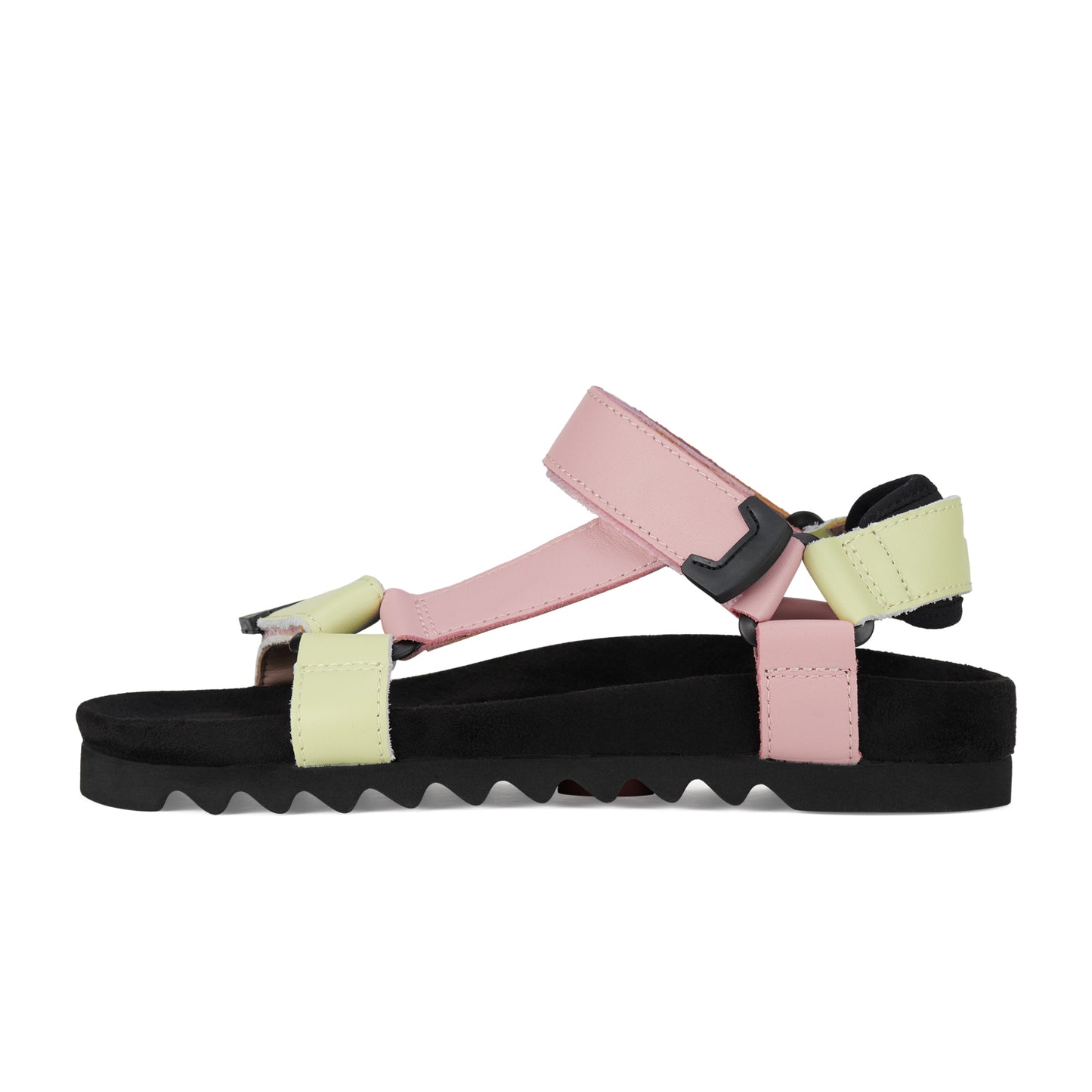 Rollie Sandal Tooth Wedge in Sorbet - the tartan fox