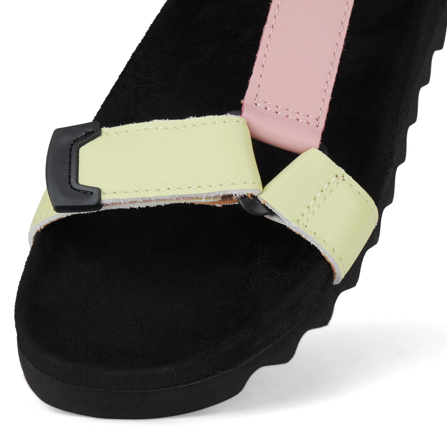 Rollie Sandal Tooth Wedge in Sorbet - the tartan fox