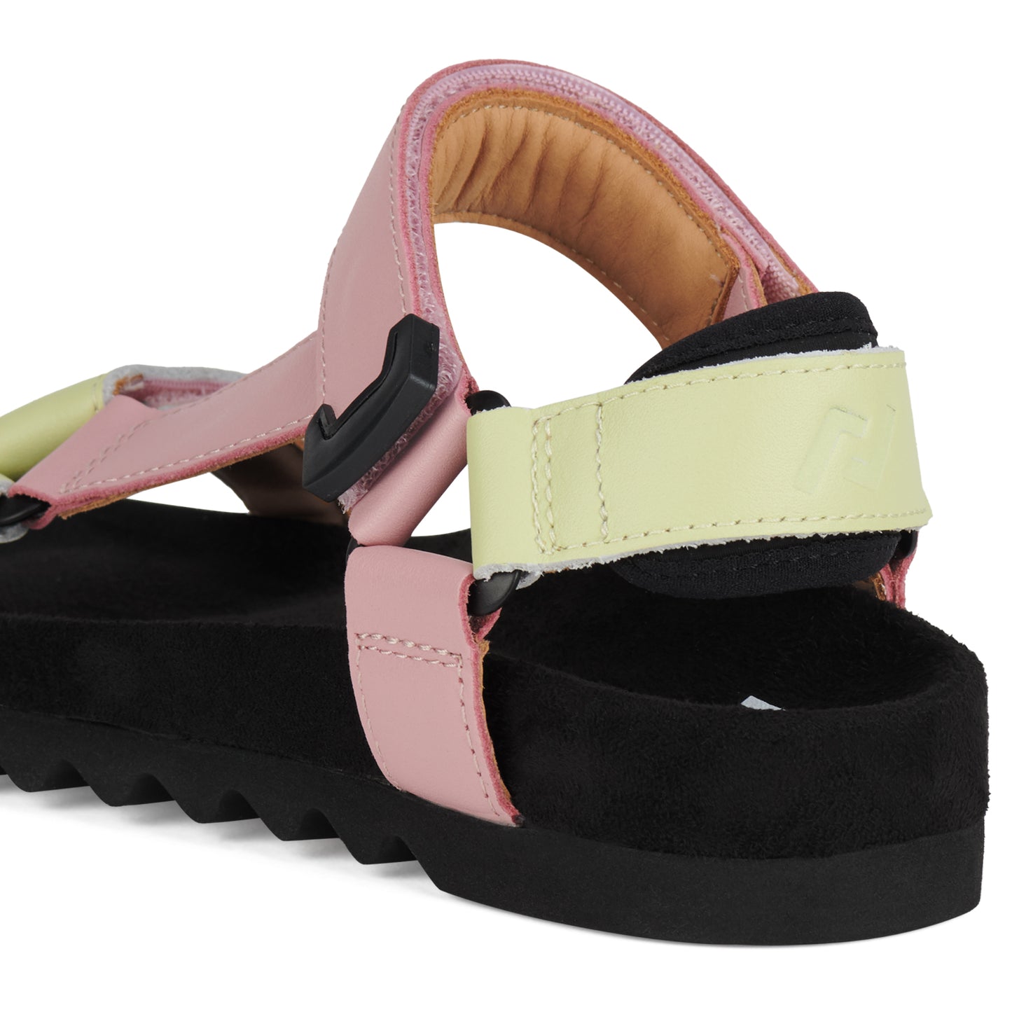 Rollie Sandal Tooth Wedge in Sorbet - the tartan fox