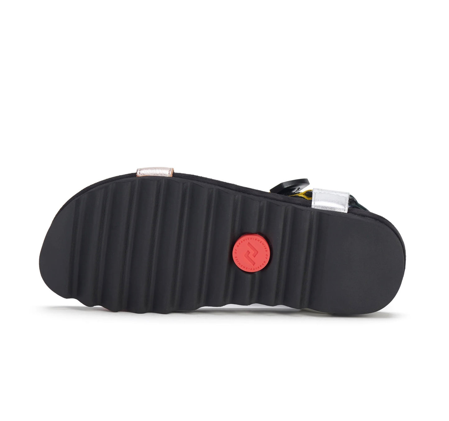 Rollie Sandal Tooth Wedge Mix Metallic