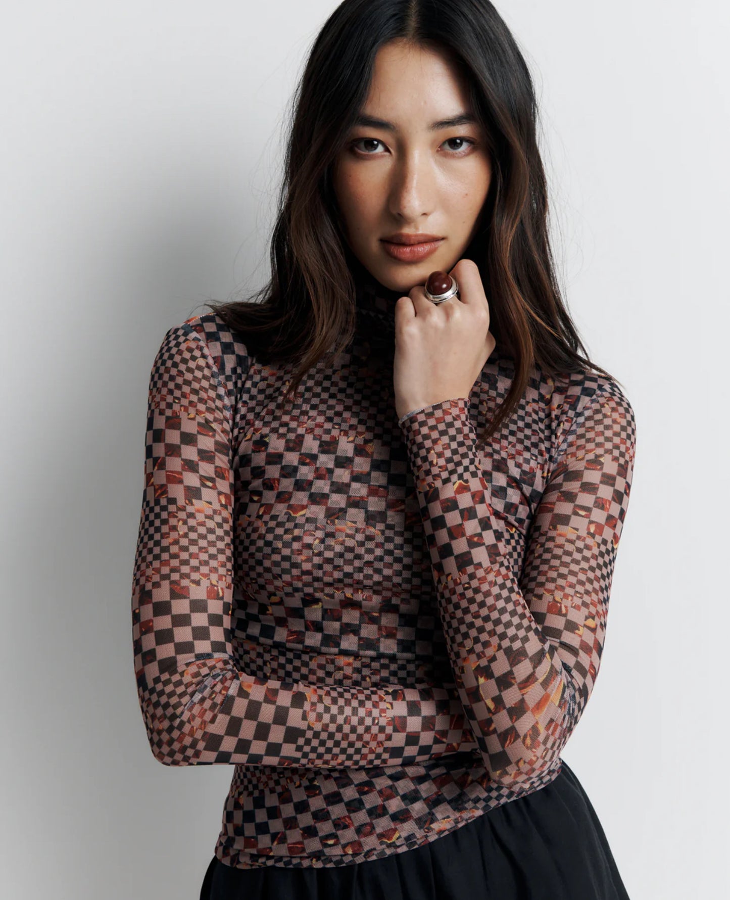 Romy Blake Top in Checkmate - the tartan fox