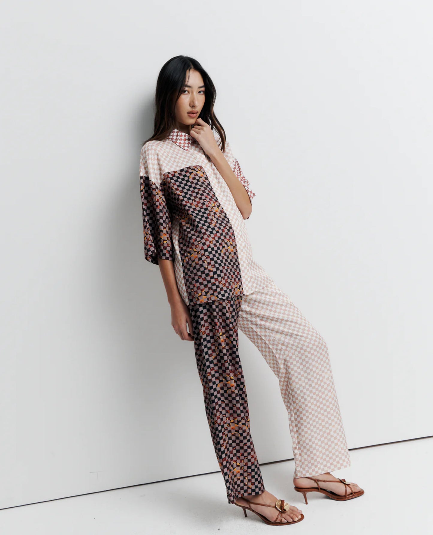 Romy June Shirt in Checkmate Dreams - the tartan fox
