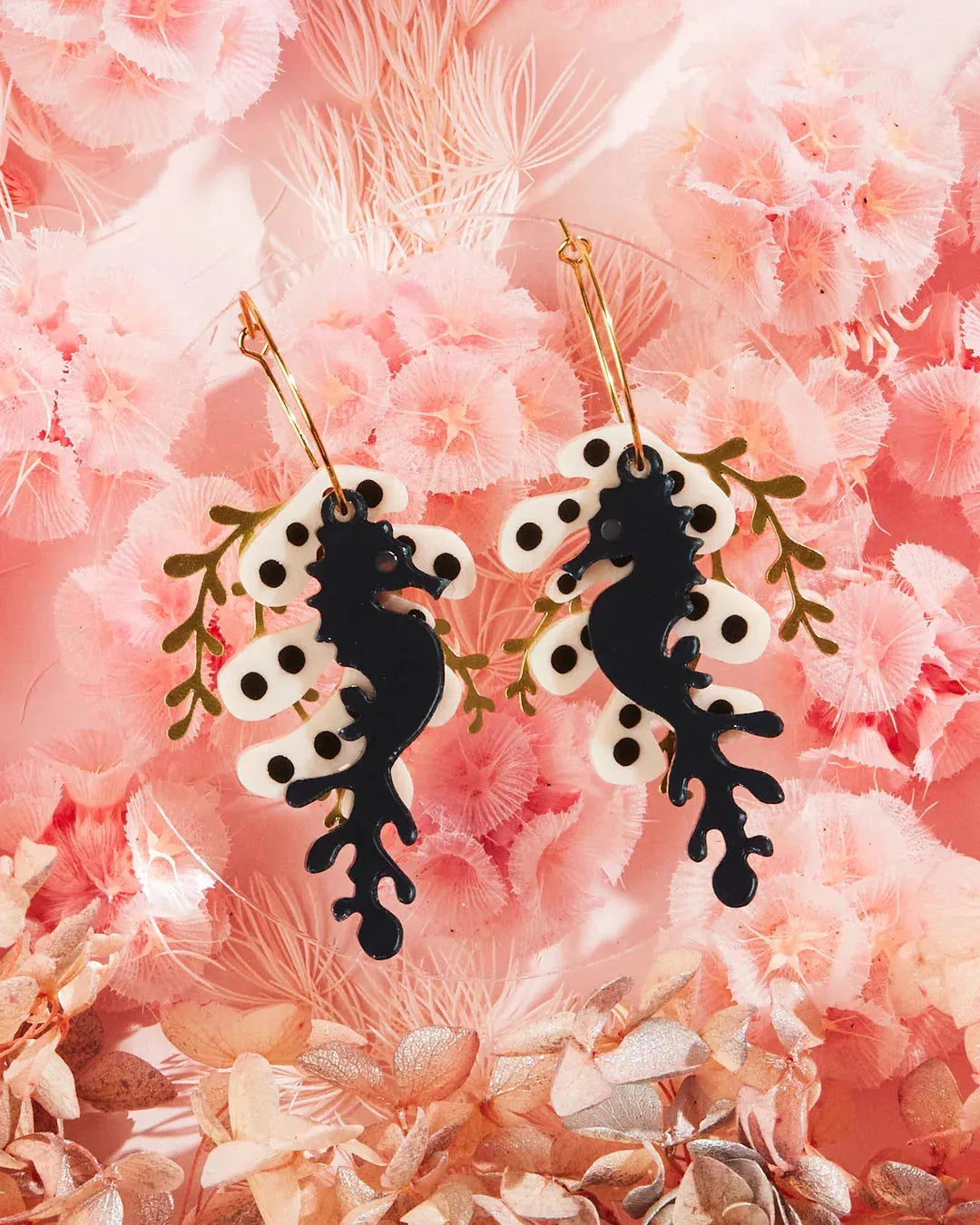 SEA HORSE HOOPS - the tartan fox