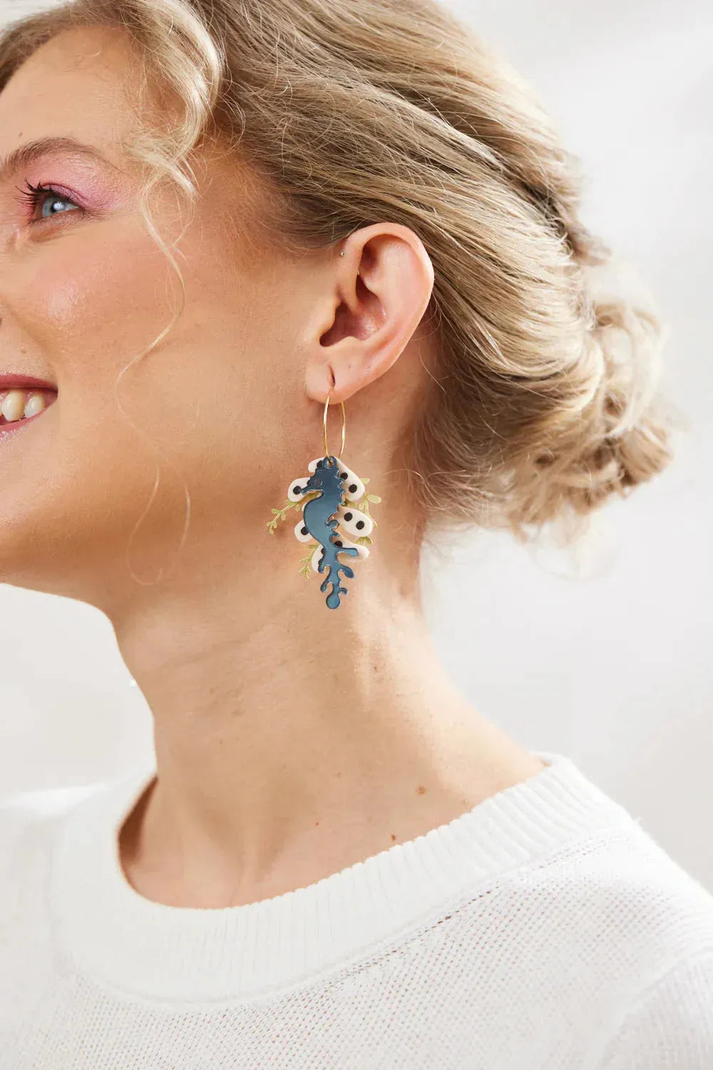 SEA HORSE HOOPS - the tartan fox