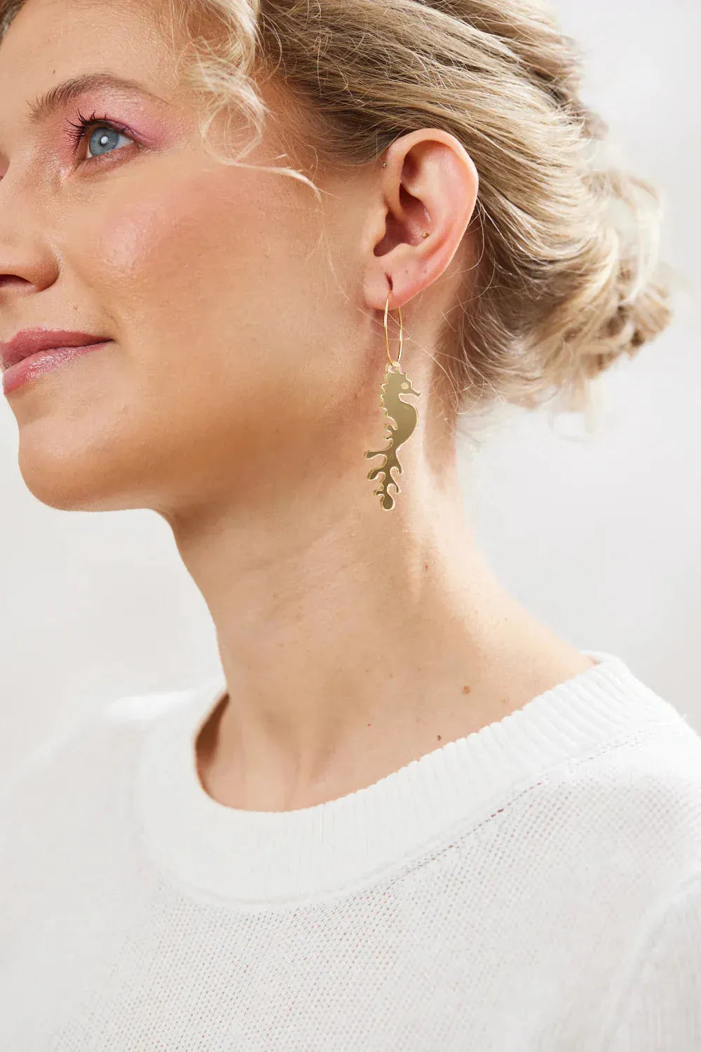 SEA HORSE HOOPS - the tartan fox