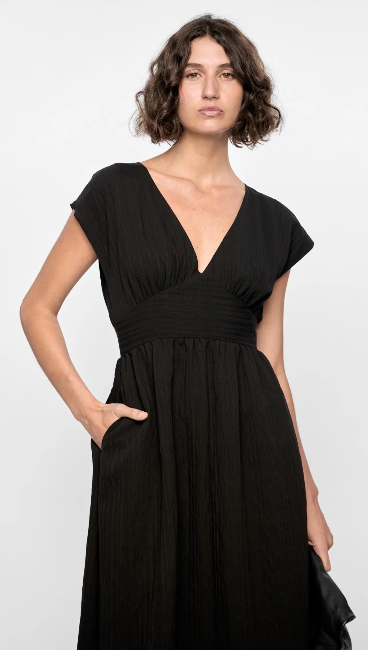 Staple the Label Marlow Midi Dress in Black - the tartan fox
