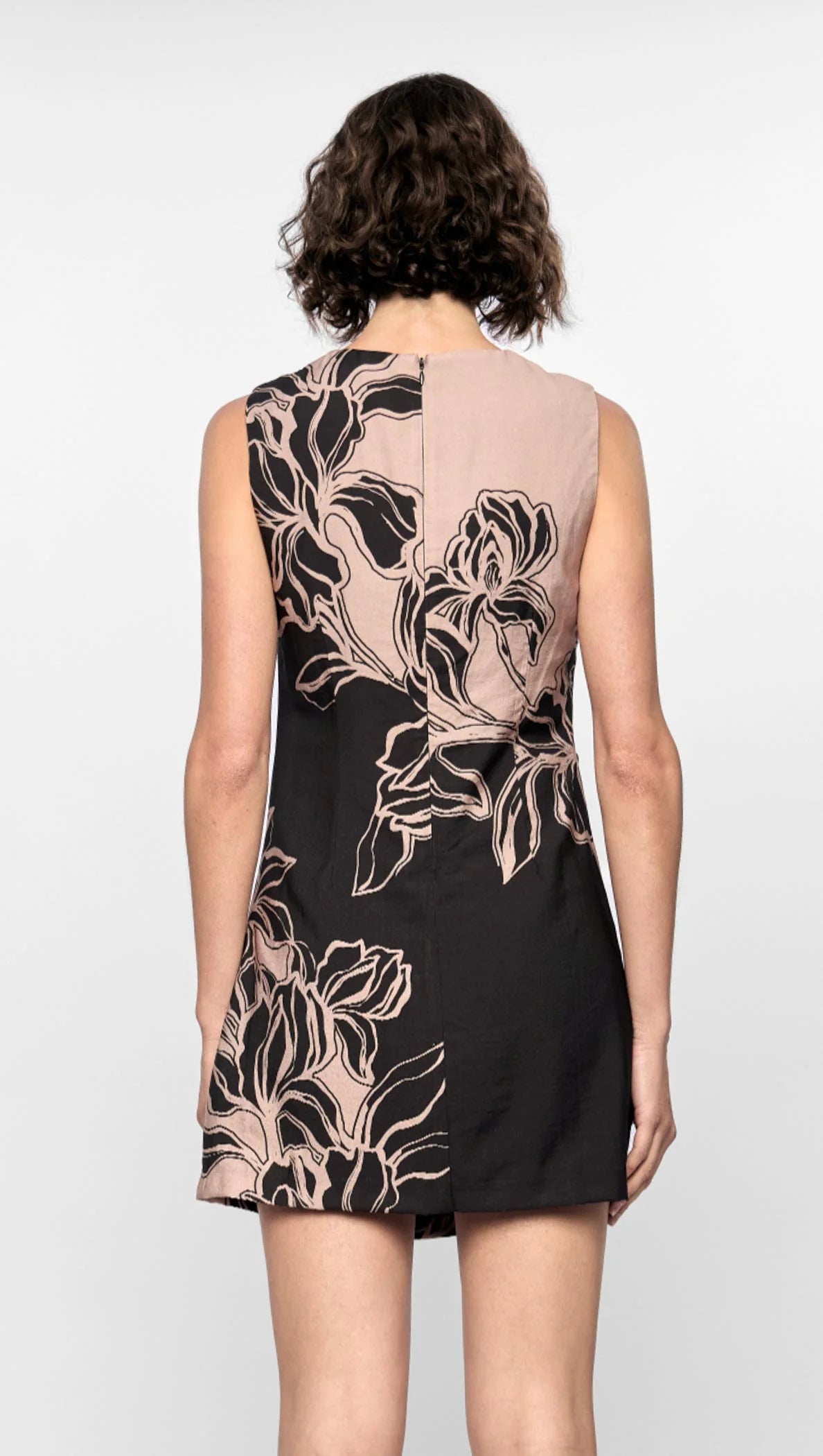 Staple the Label Mira Mini Dress Diagonal-Floral - the tartan fox