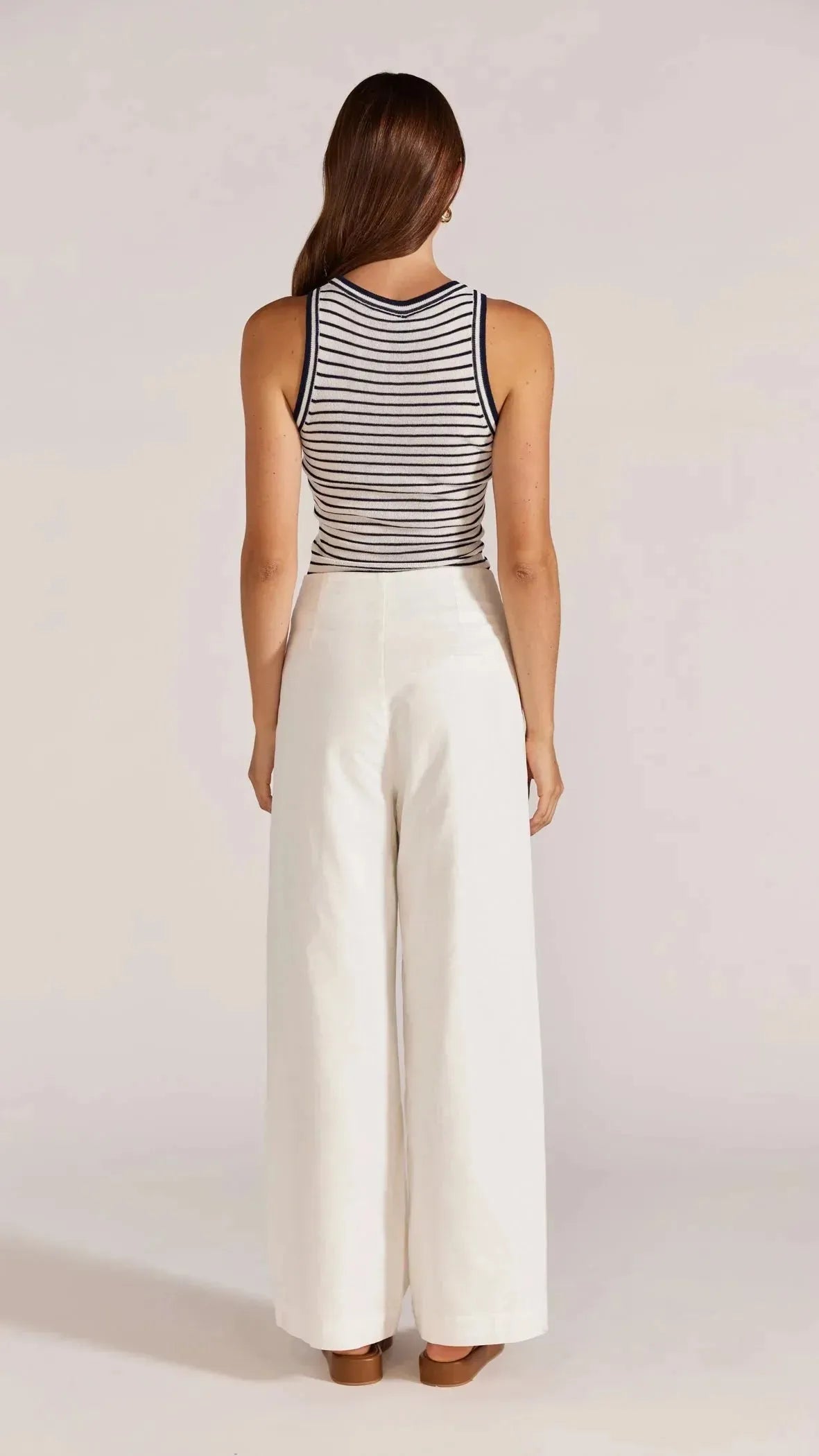 Staple the Label Sorrell Pant in White - the tartan fox