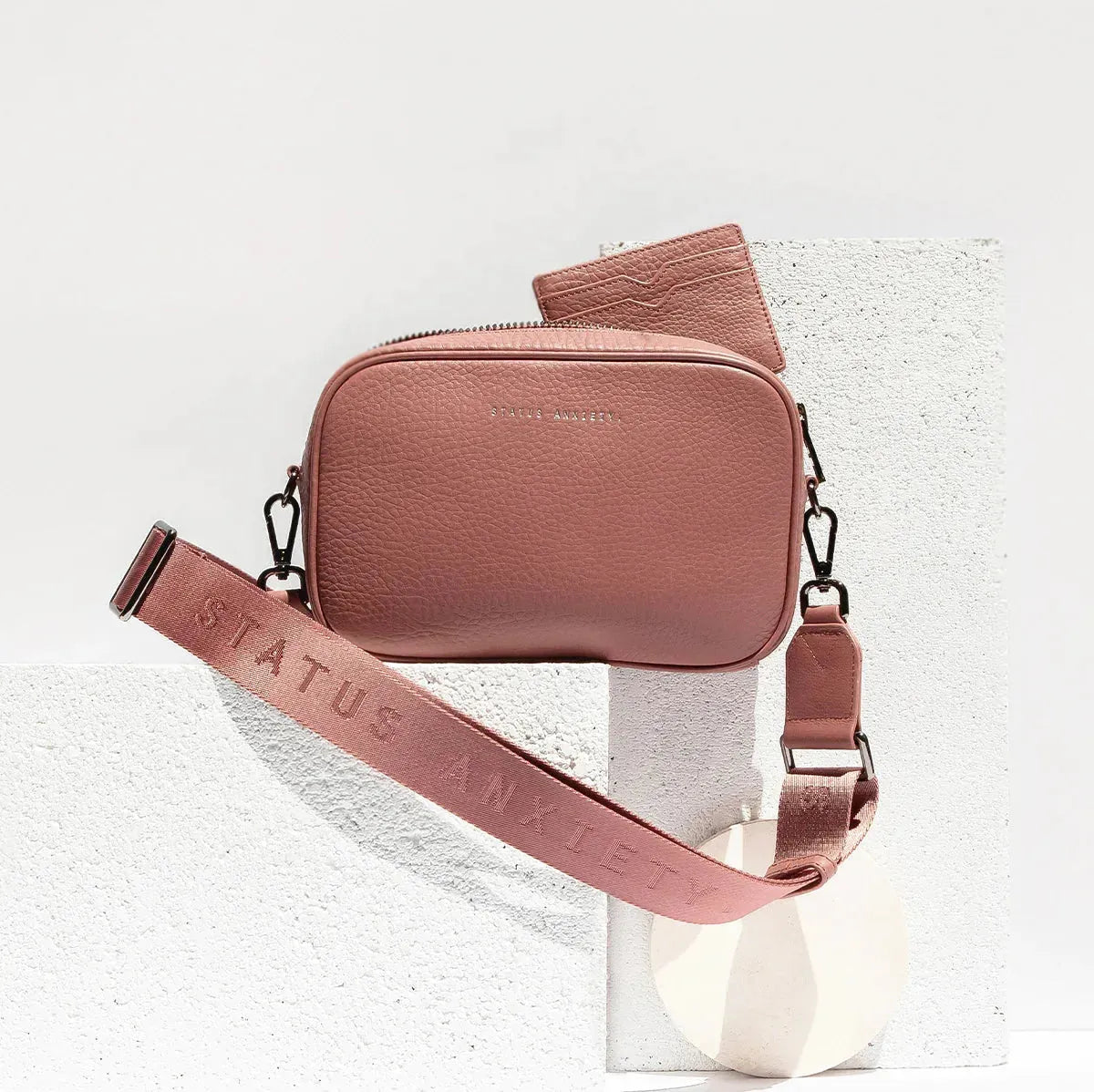 Status Anxiety Plunder Bag with Web Strap - the tartan fox