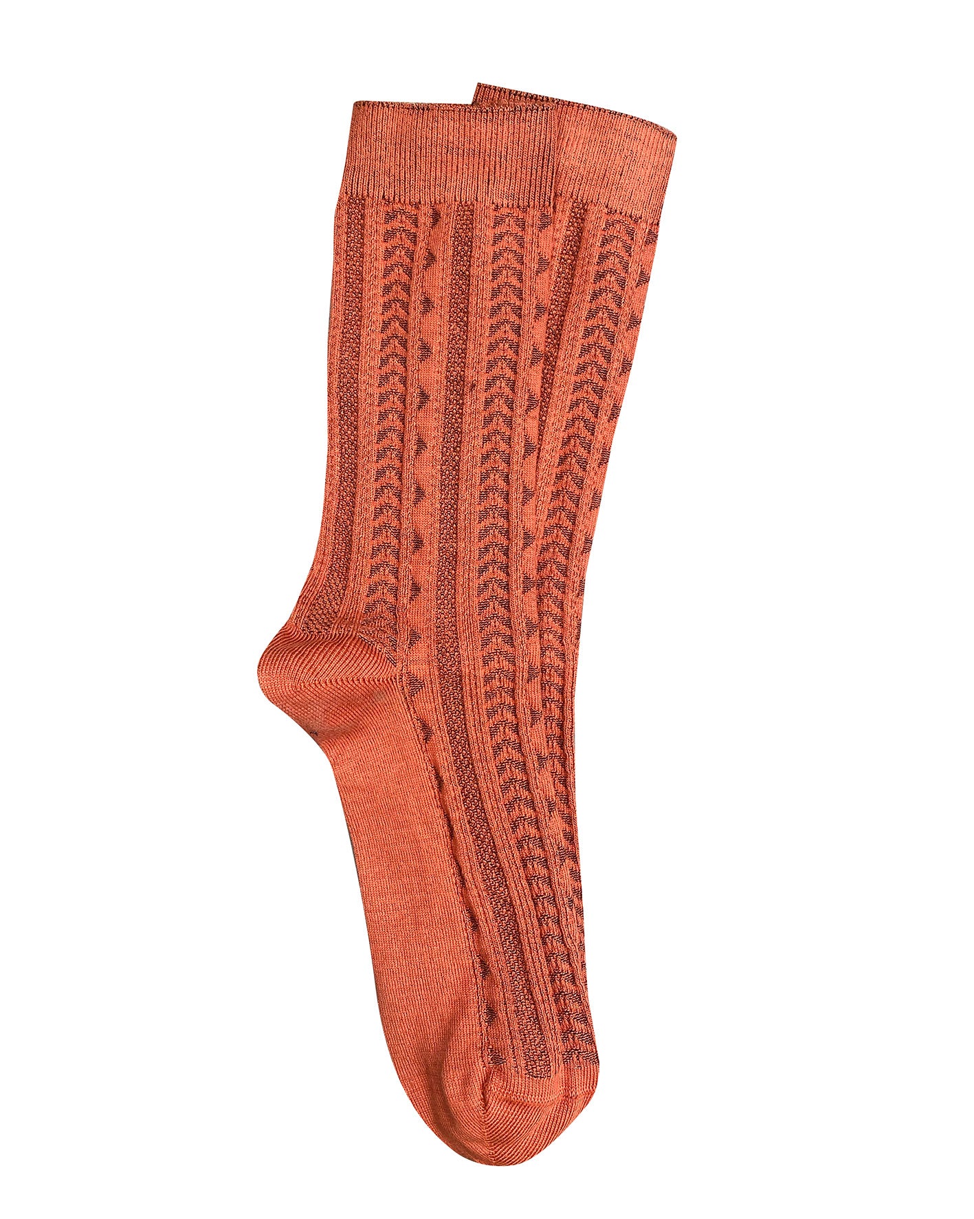 Tightology Trastevere Cotton Socks in Paprika - the tartan fox
