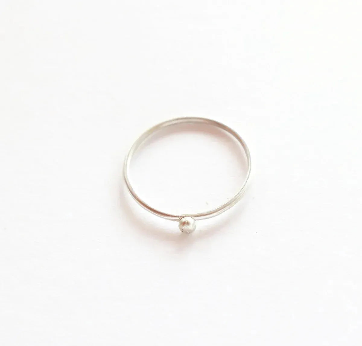 Argent Silversmith Silver Ball Ring in 925 Recycled Sterling Silver - the tartan fox