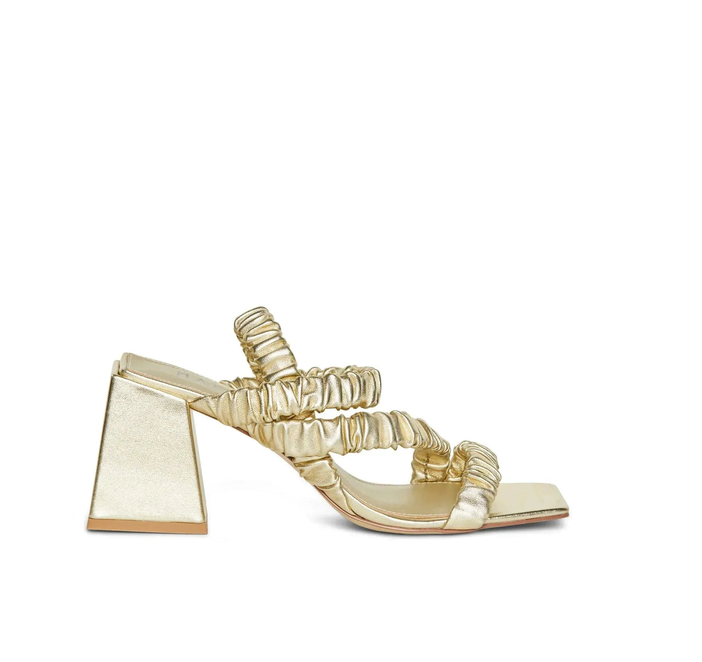 Hael and Jax Mia Heel in Gold - the tartan fox