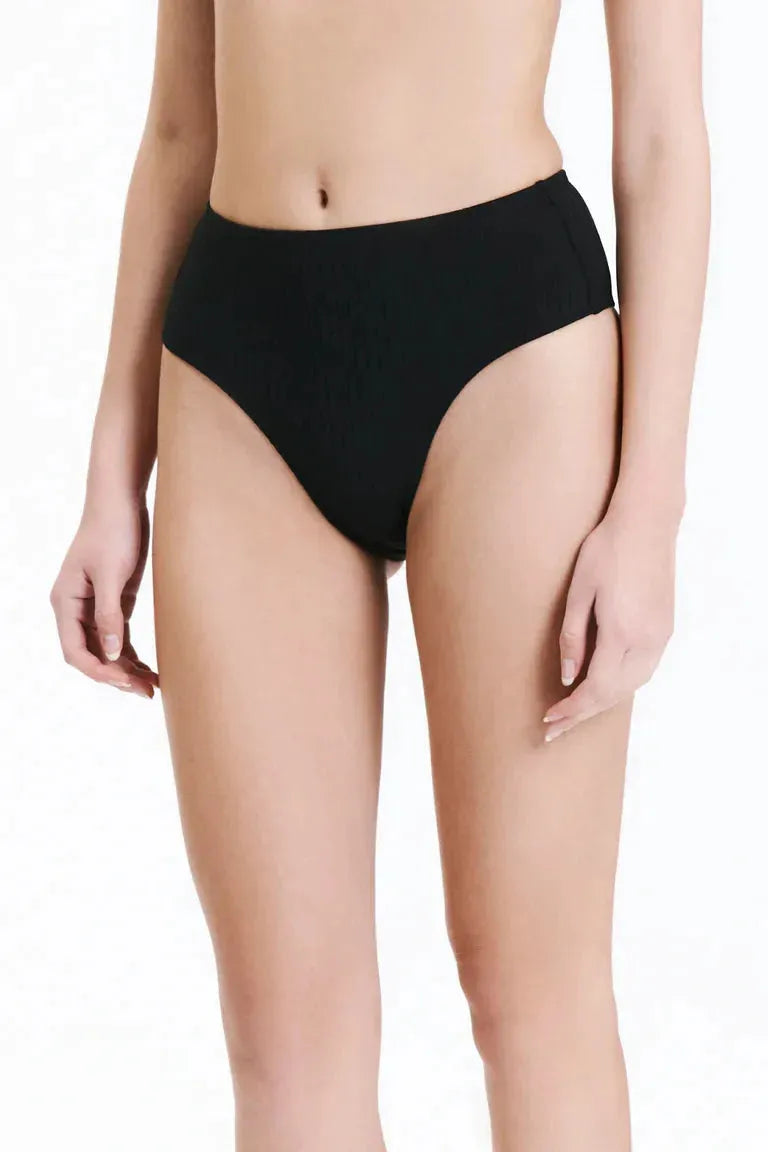 Nude Lucy Boy Leg Brief in Black - the tartan fox
