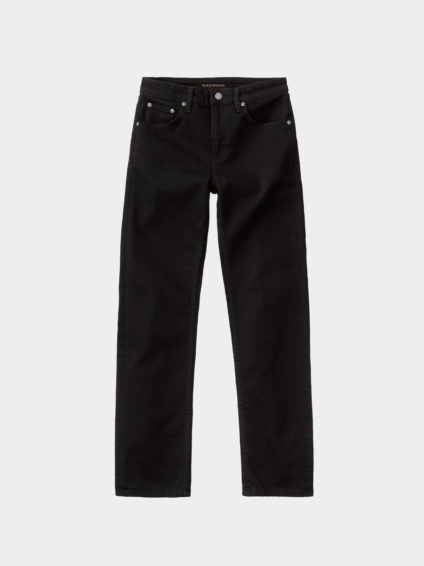 Nudie Jeans Straight Sally in Everblack - the tartan fox