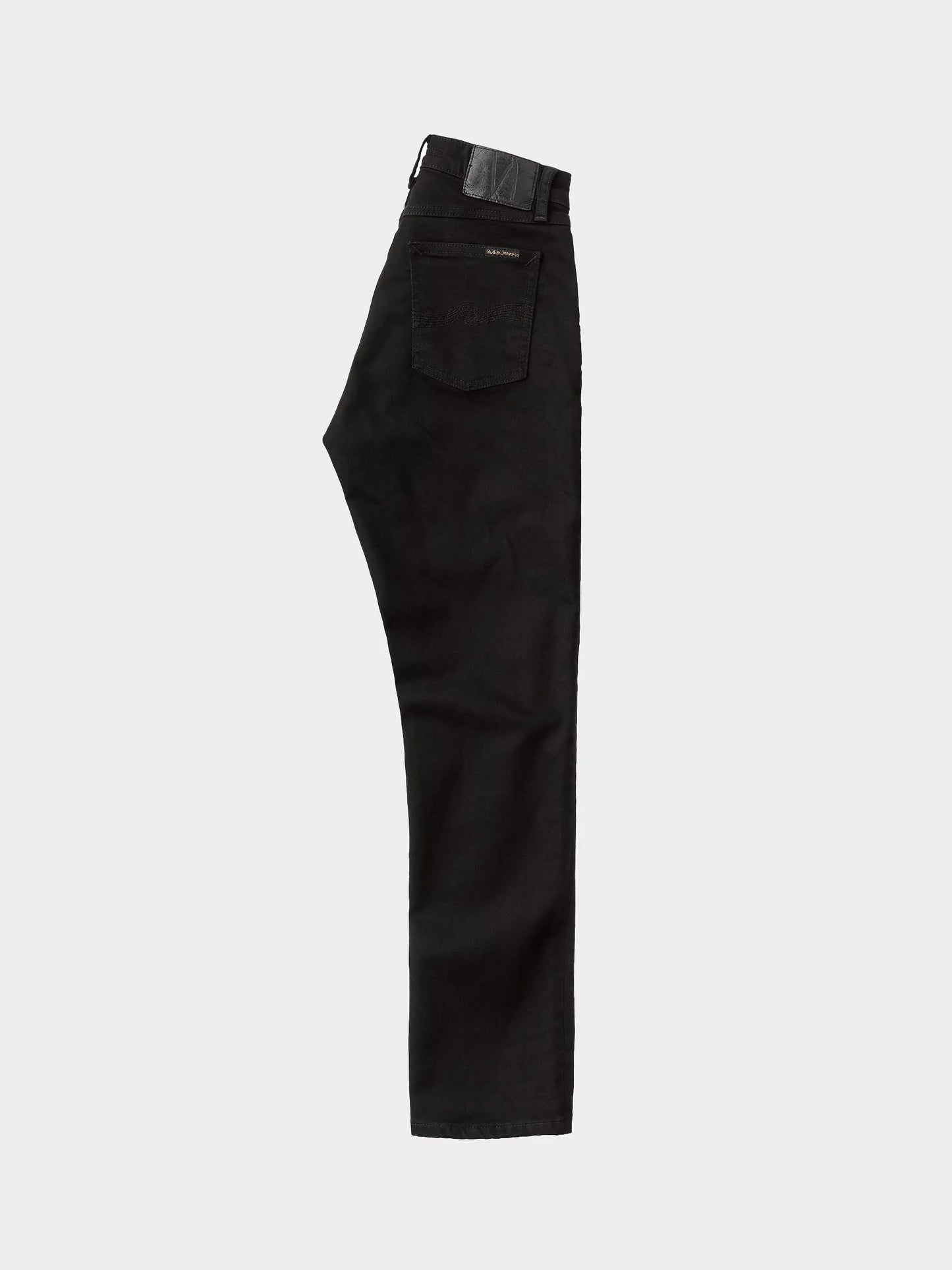 Nudie Jeans Straight Sally in Everblack - the tartan fox