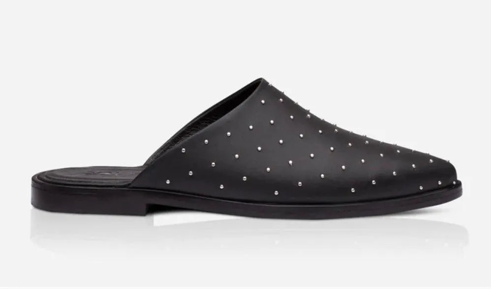 Sol Sana Neo Loafer in Black Stud - the tartan fox