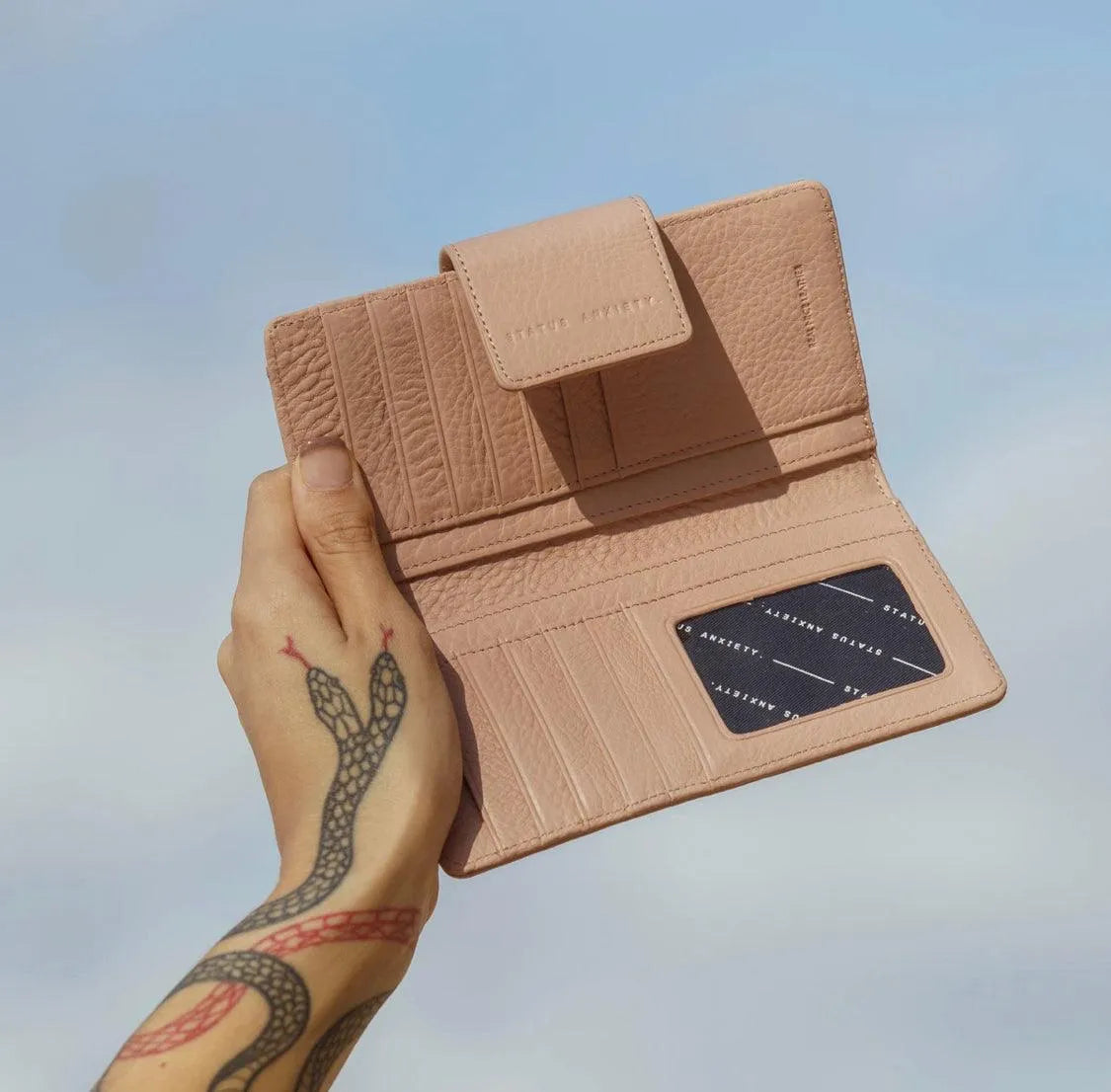 Status Anxiety Ruins Wallet - the tartan fox