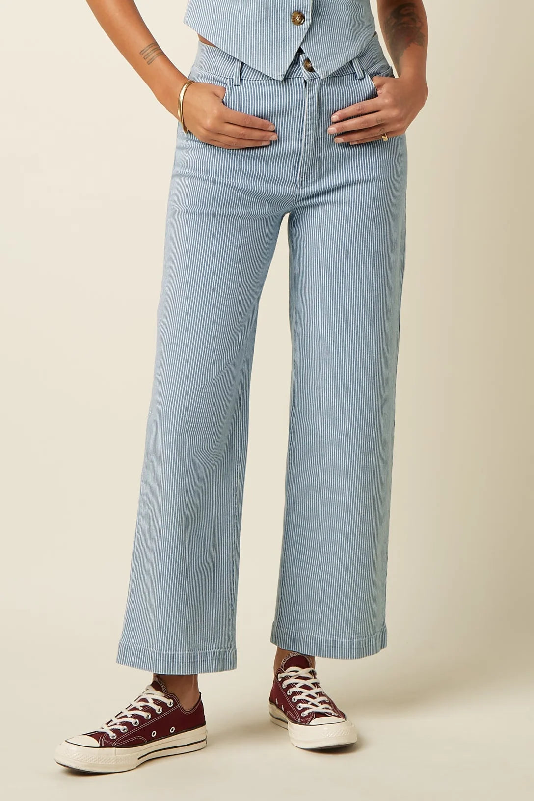 King Louie Beatriz Pants Corner Stripe