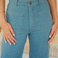 Lilya Molly Denim Jean in Milky Blue