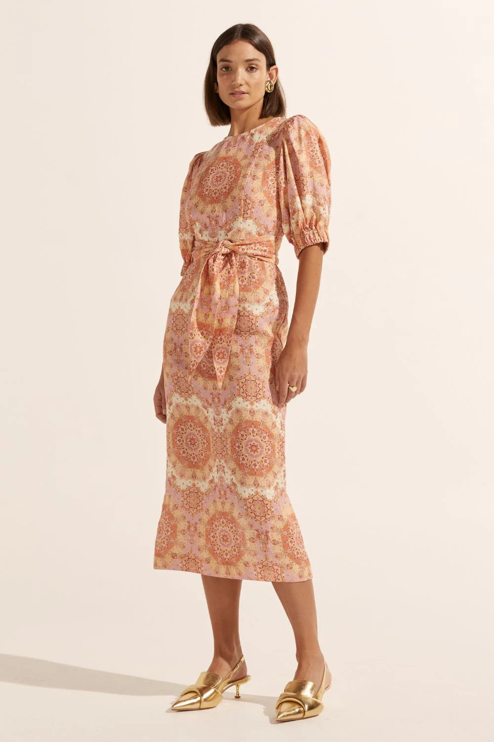 Zoe Kratzmann Venture Dress in Sunset Mosaic Print