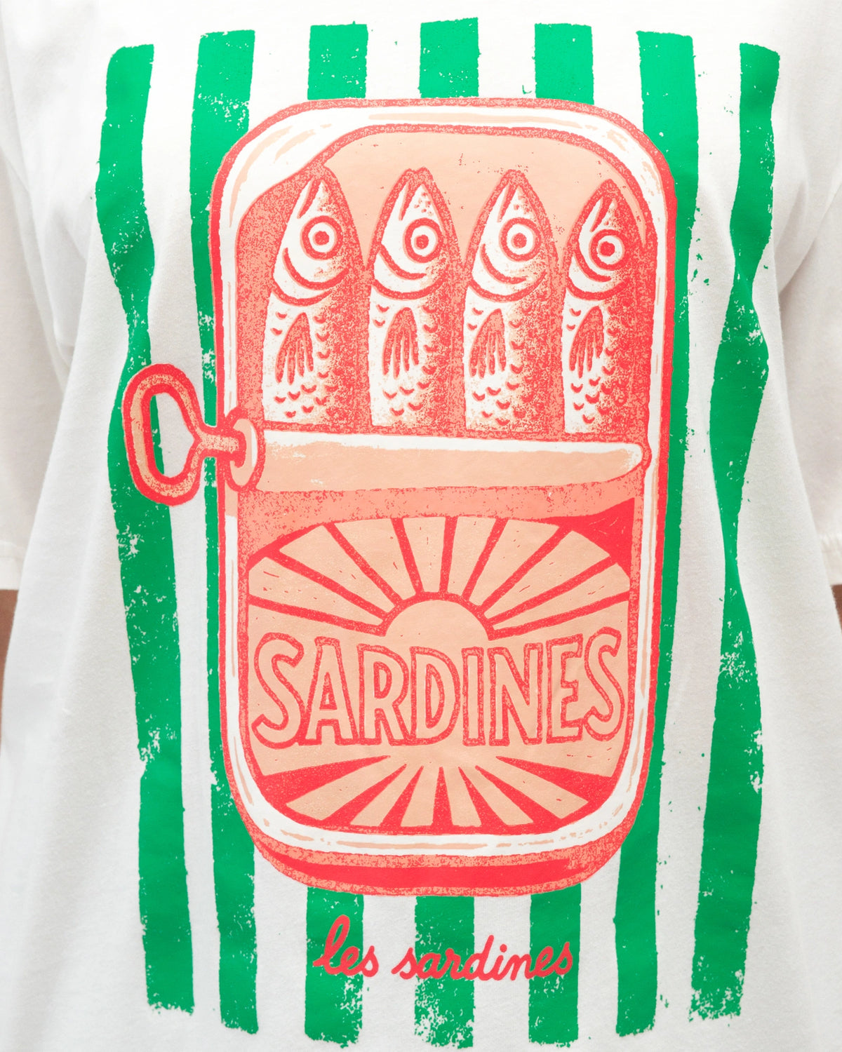 Sardines Tee White