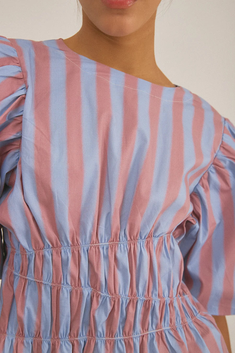 Sixxta Memoria Top in Sky Pink