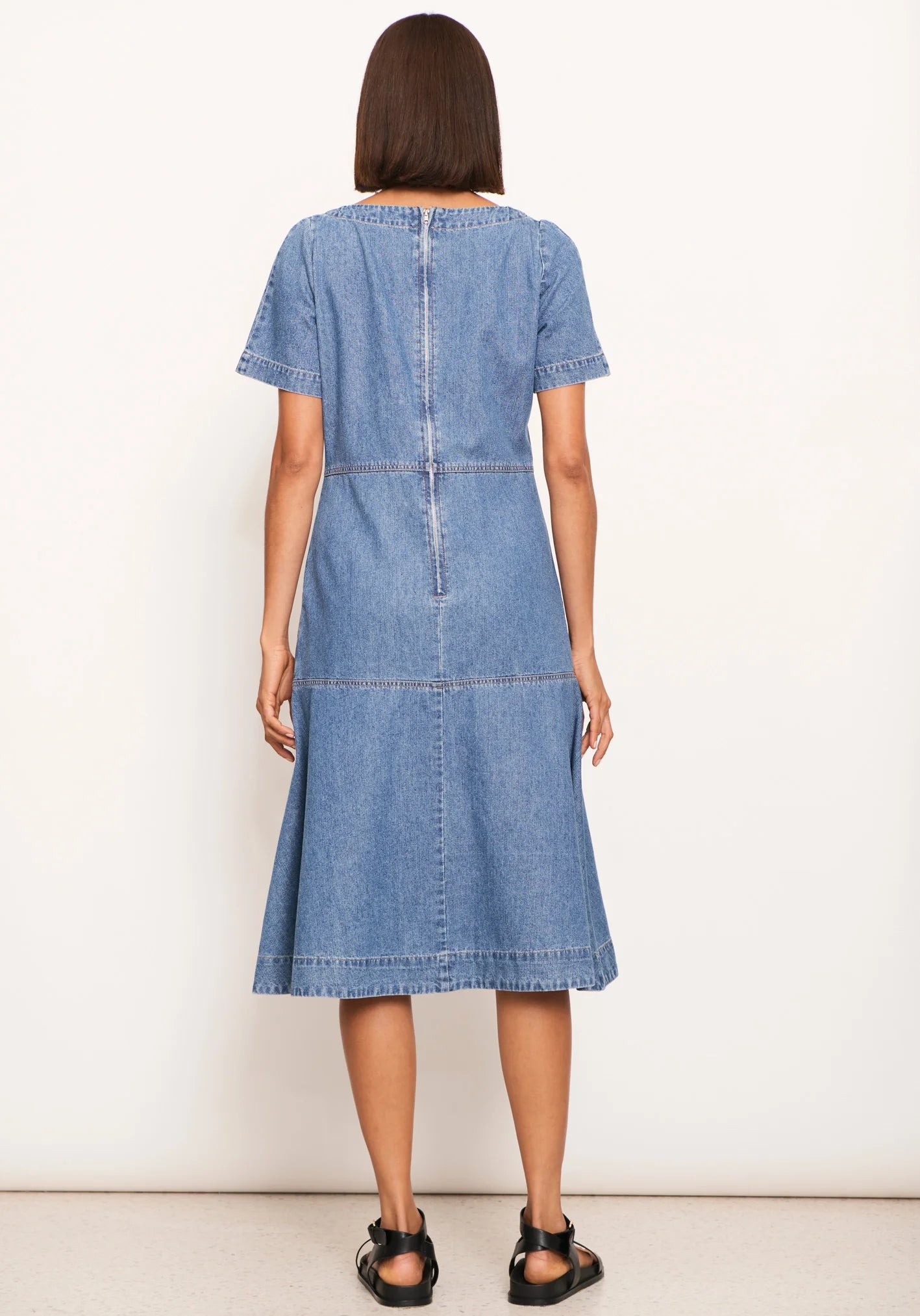 POL Clothing Raydel Denim Dress