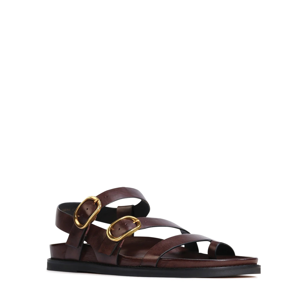 EOS Carmins Sandal in Chestnut Leather