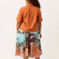 Nancybird Summer Shirt in Embroidery - the tartan fox