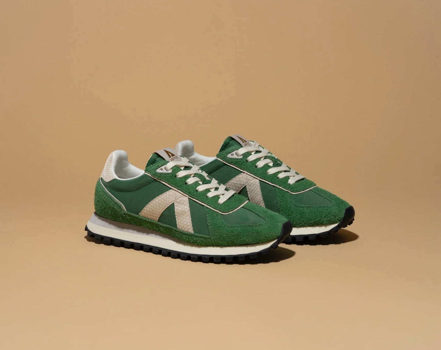 ASFVLT Gate Sneaker Green Grey Snake Gold