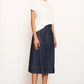 POL Clothing Raydel Denim Skirt in Dark Wash