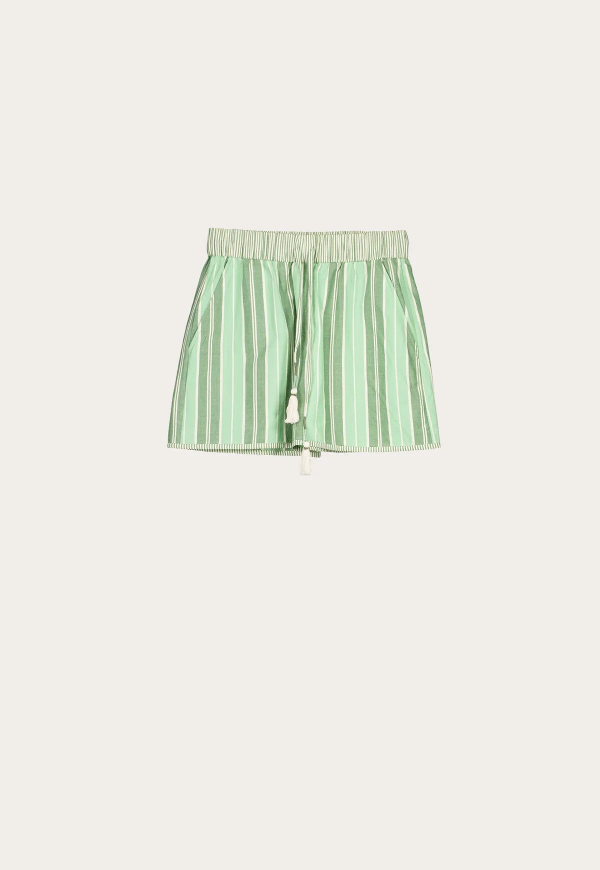 Nancybird Iris Short in Green Stripe
