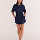 Staple the Label Luca Denim Mini Dress in Indigo