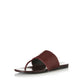 Alias Mae Heanie Leather Slide in Burgandy Leather