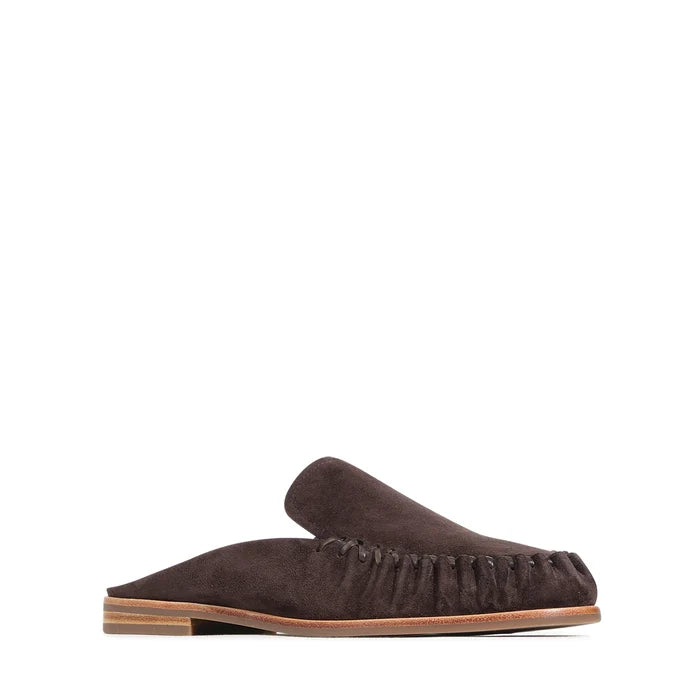 EOS Mocc Loafer in Cocoa Kid Suede