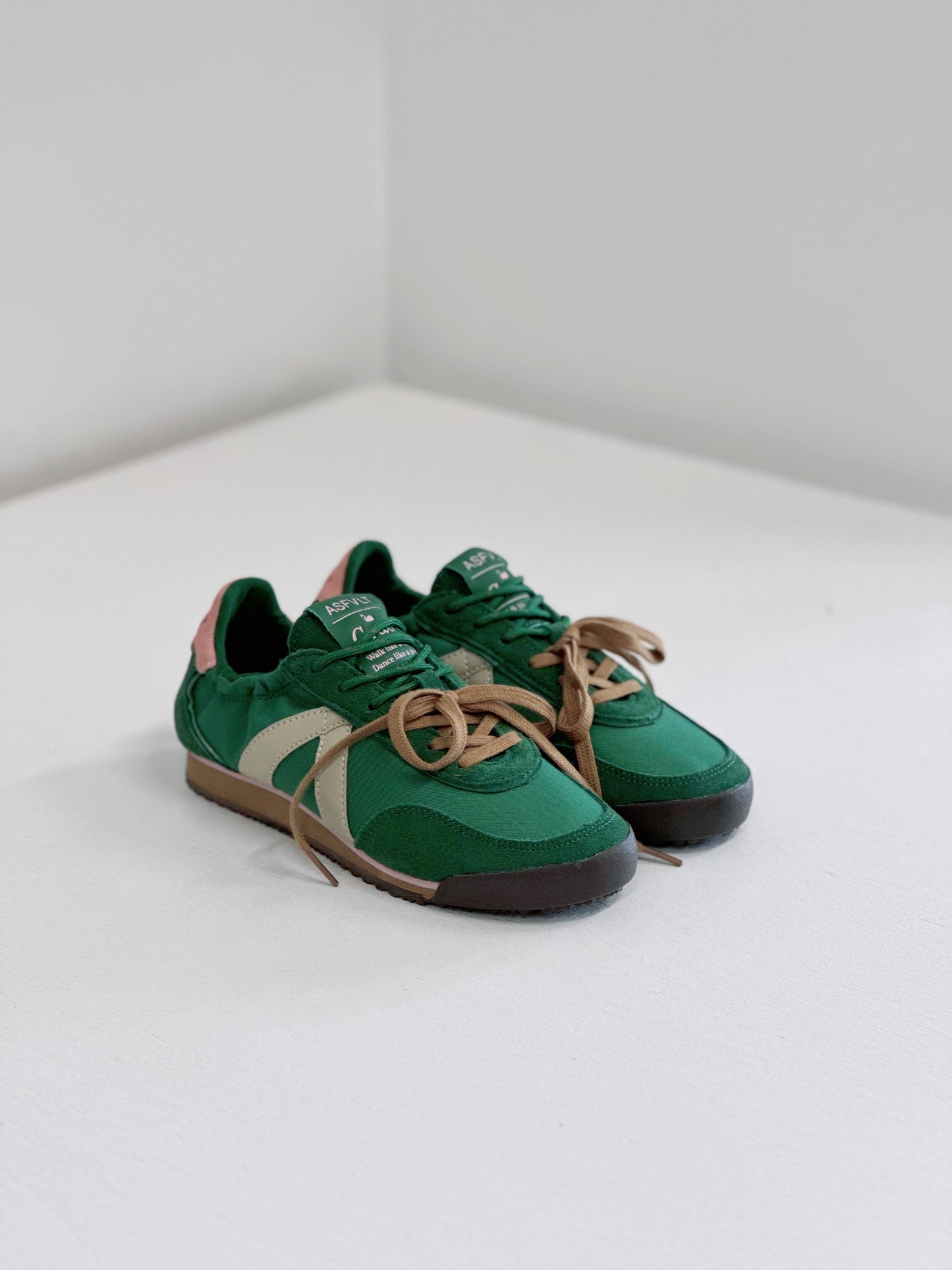 ASFVLT Grace Sneaker DK Green / Pink