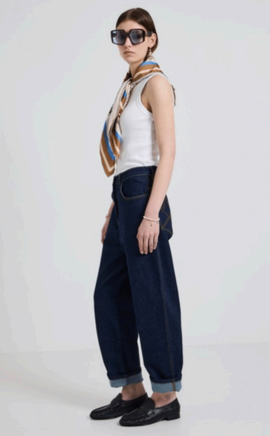 Outland Denim X Karen Walker Mod Jean in Indigo