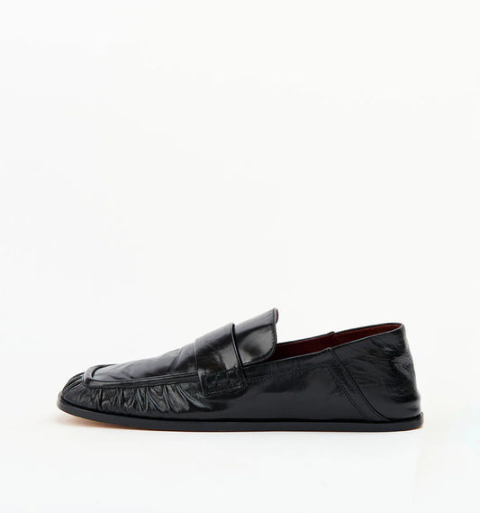 Alias Mae Kruz Loafer Black Oily Crinkle Leather