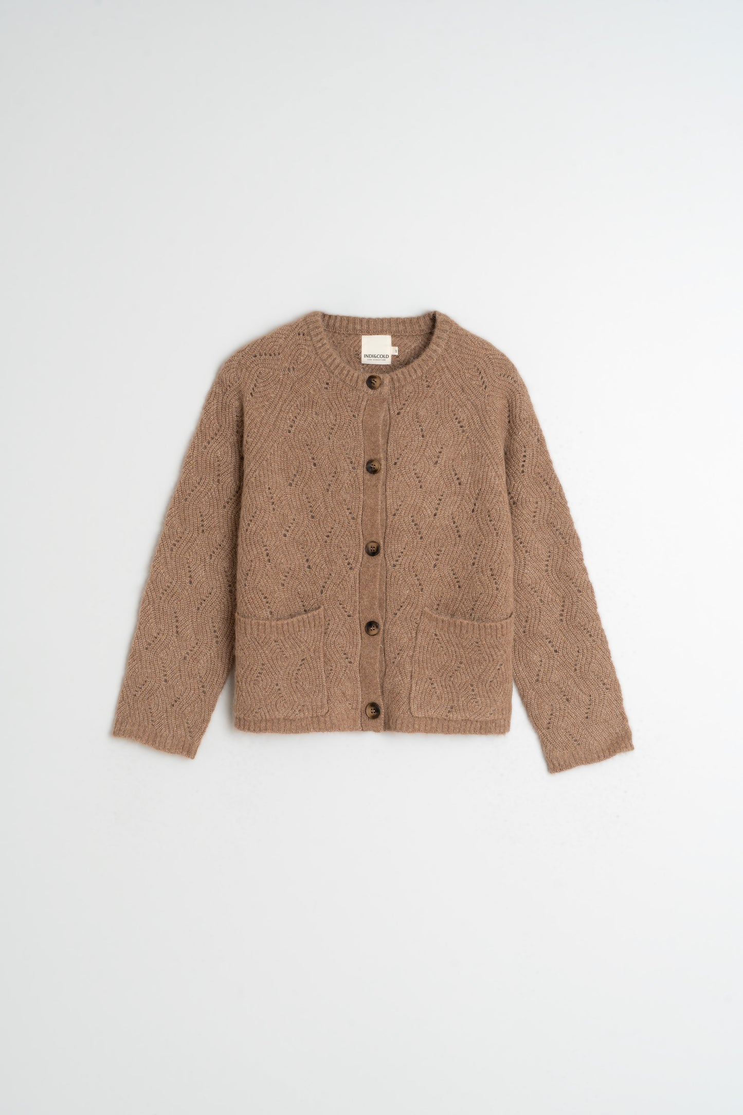 Indi and Cold Crochet Knit Cardigan