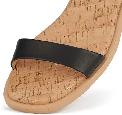 Rollie Sandal Cork Black