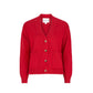 Maxted Button Down Cardigan in Red