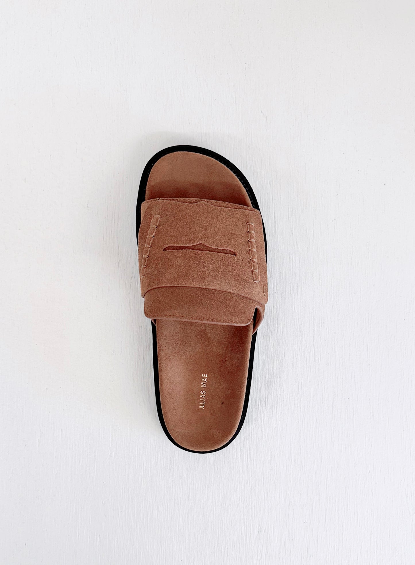 Alias Mae Pari Slide in Mocha Suede