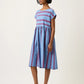 Nancybird Tathra Woven Dress in Raspberry Stripe